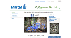 Desktop Screenshot of myllypuron.marttayhdistys.fi