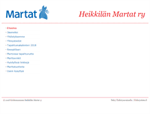 Tablet Screenshot of heikkilan.marttayhdistys.fi